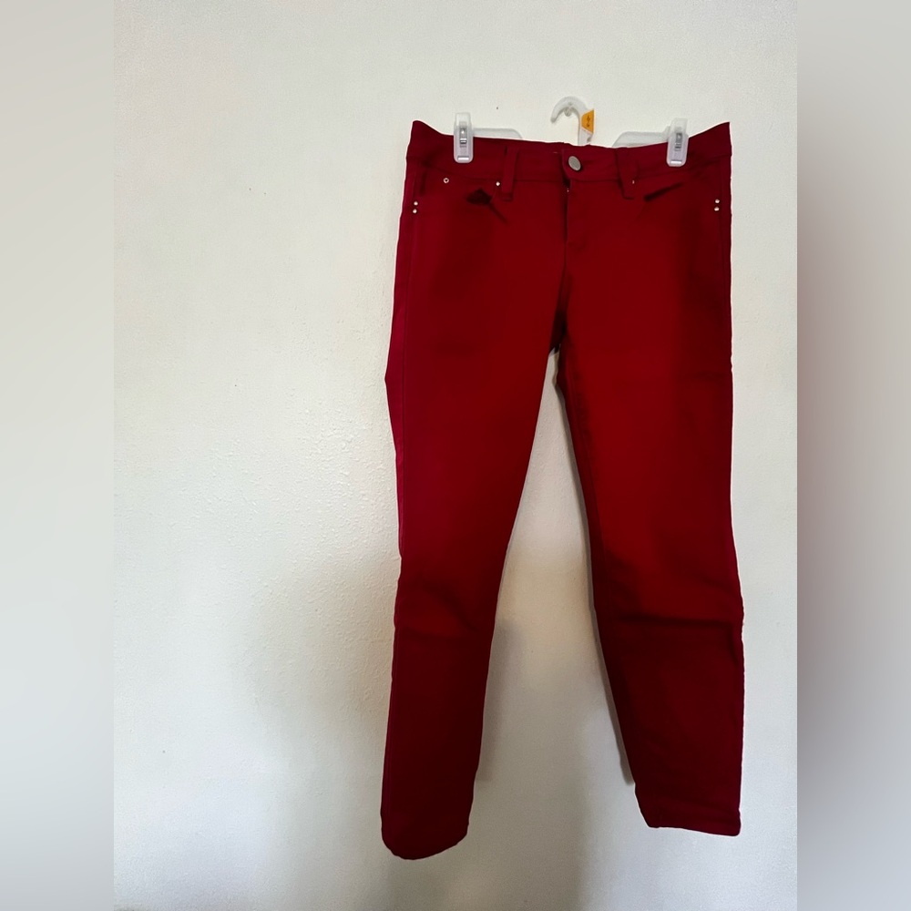 YMI USA women’s pants red seize 11 length 36” like new